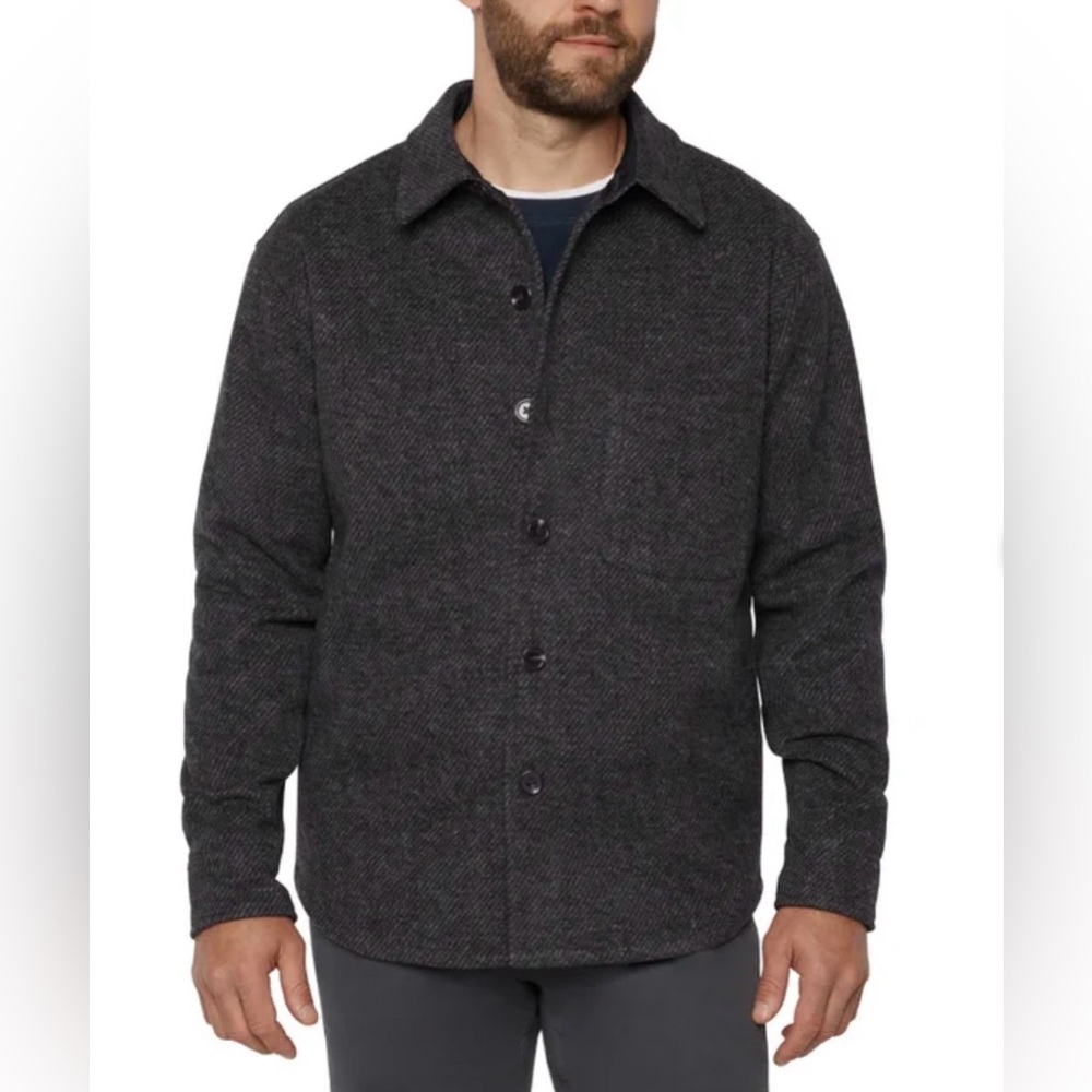 Banana Republic Charcoal Shirt Jacket